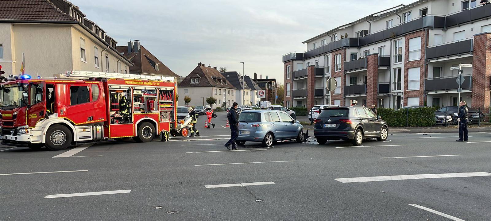 Unfall auf der Richard-Wagner-Straße