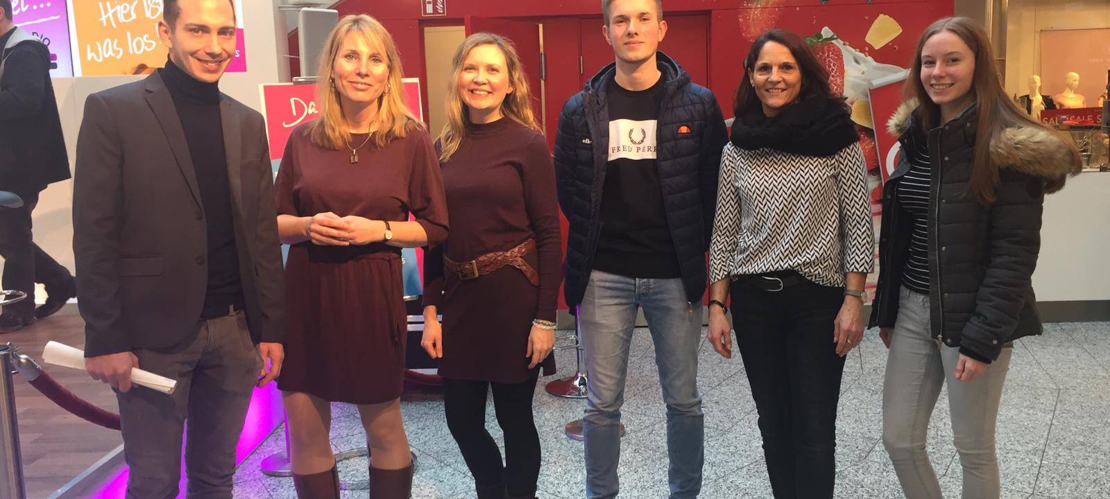 Jenny Heimann hatte einen Koch und Vertreter von Hammer Schulen zu Gast.