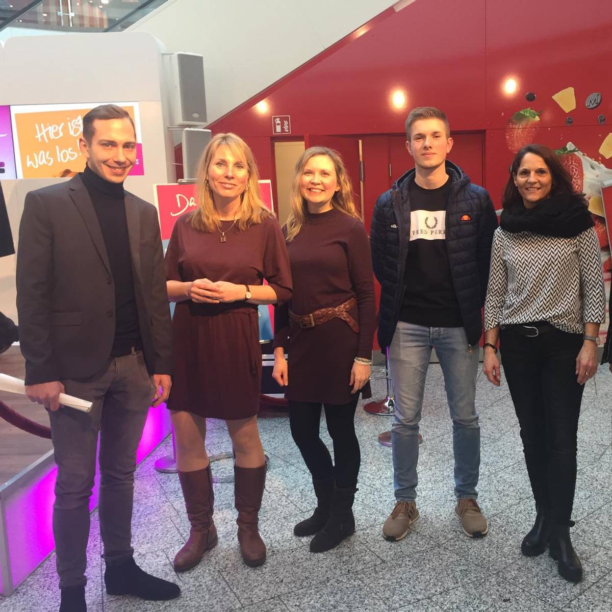 Jenny Heimann hatte einen Koch und Vertreter von Hammer Schulen zu Gast.