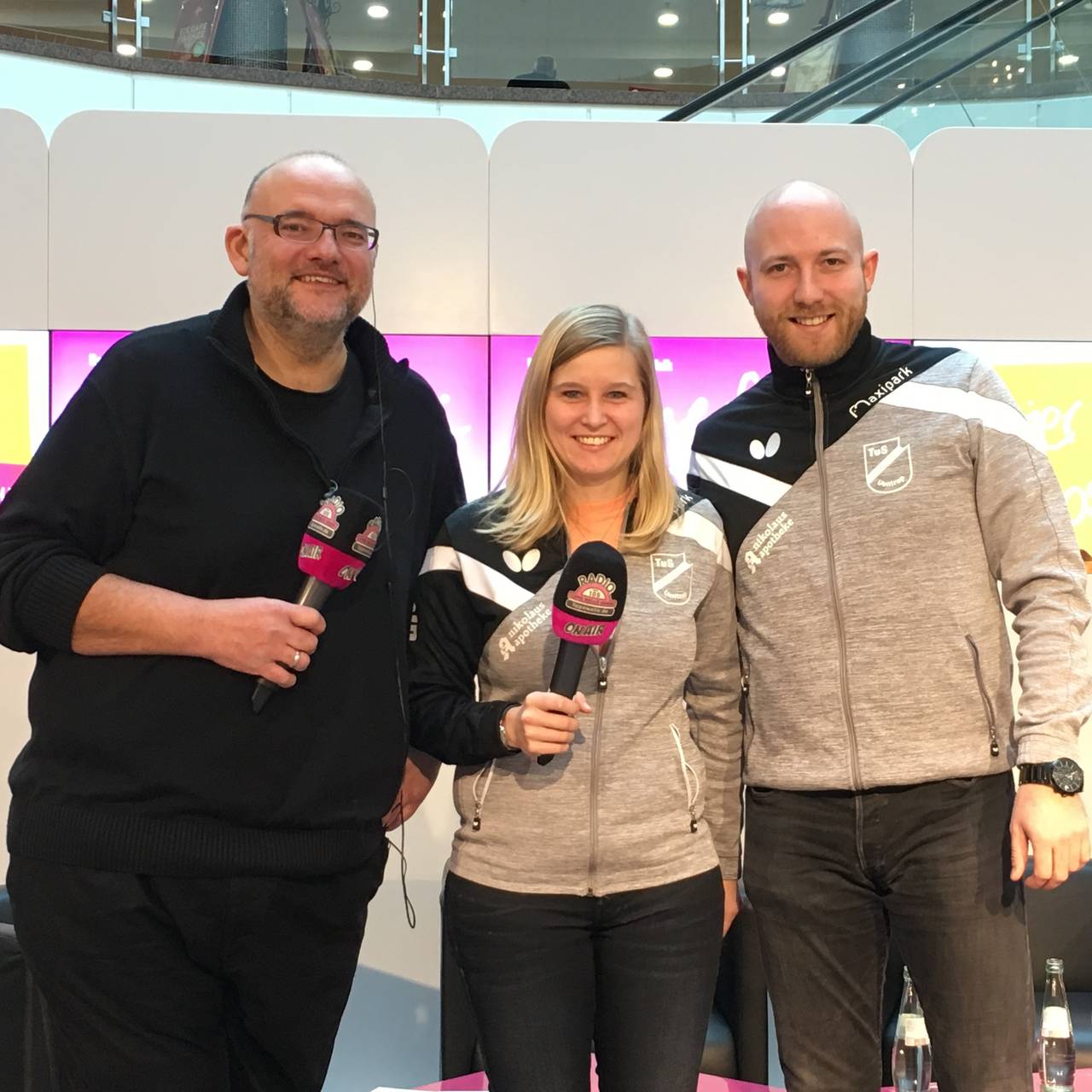 Die Lippewelle-Bühne steht jeden Samstag im Allee-Center.