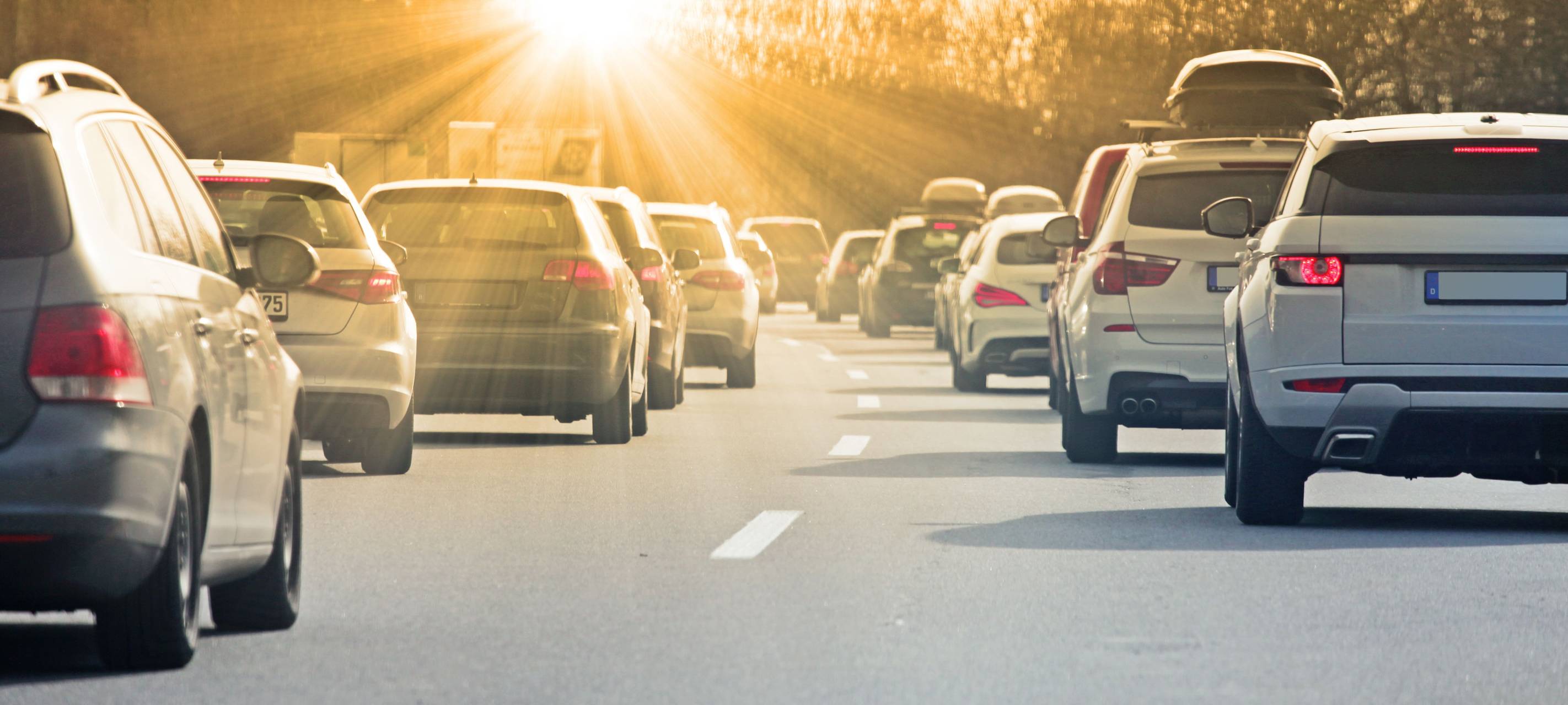 Verkehr auf der Autobahn