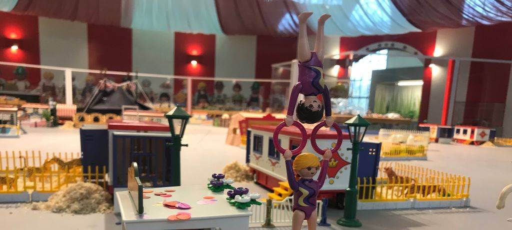 Fast eine halbe Millionen Playmobilteilchen hat die Ausstellung.
