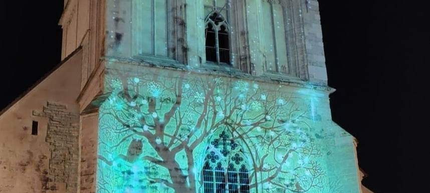 Gebäude in Hamm werden wieder angeleuchtet