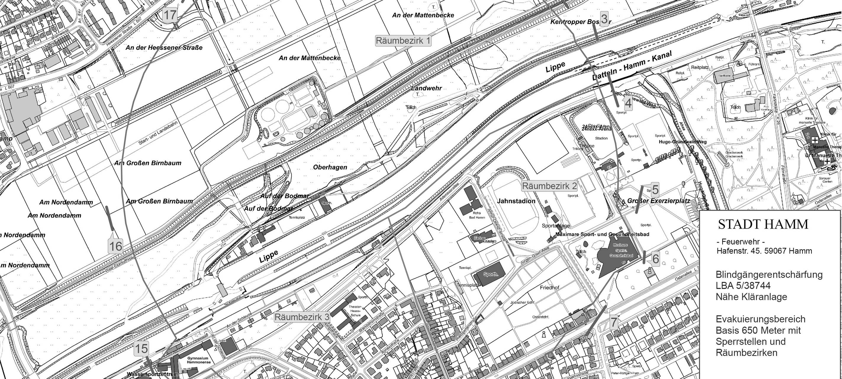 Bombe in Hamm muss gesprengt werden!