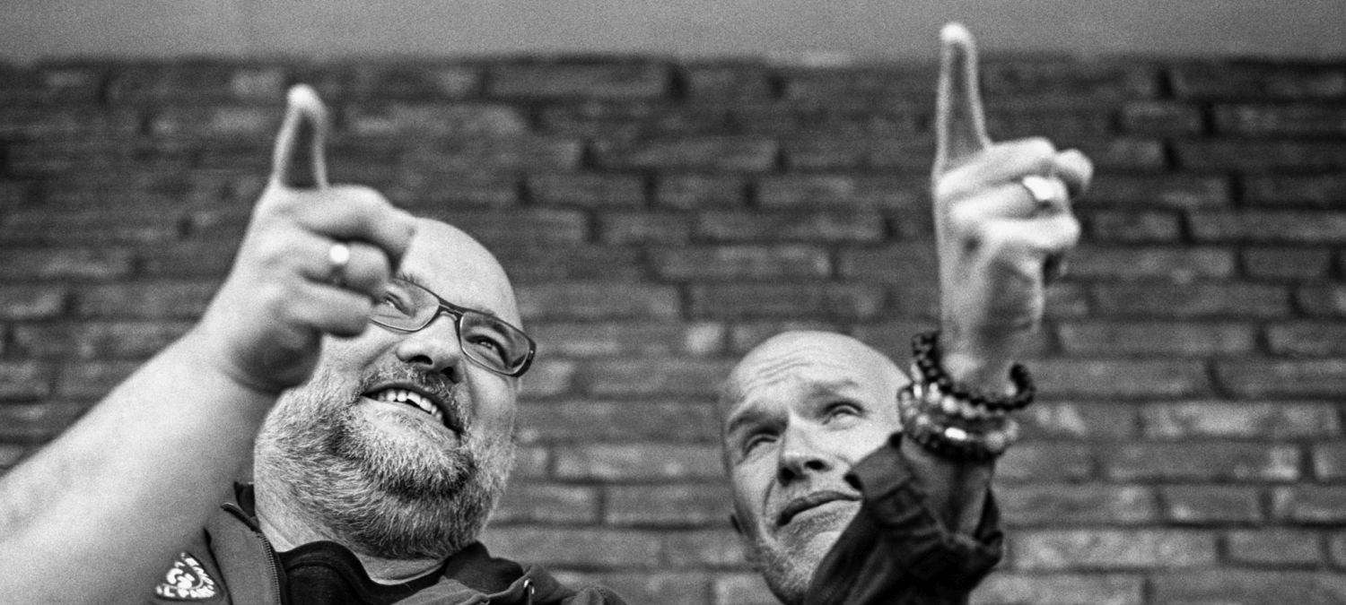 Jens Heusener und Till Hoheneder sind beim "Hausbesuch" gemeinsam unterwegs.