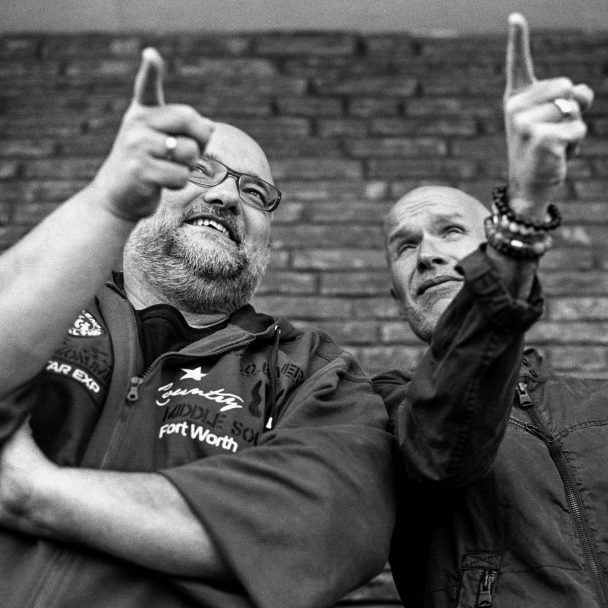 Jens Heusener und Till Hoheneder sind beim "Hausbesuch" gemeinsam unterwegs.