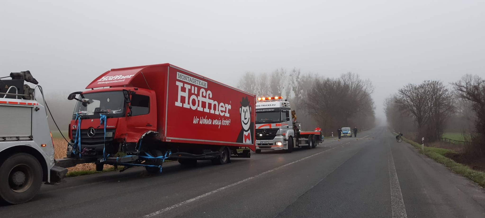 Werler Straße nach Unfall wieder frei