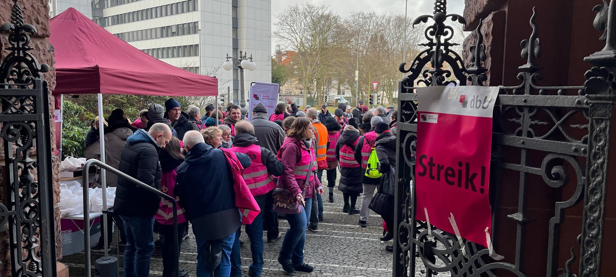 KOMBA ruft zum Warnstreik in Hamm auf