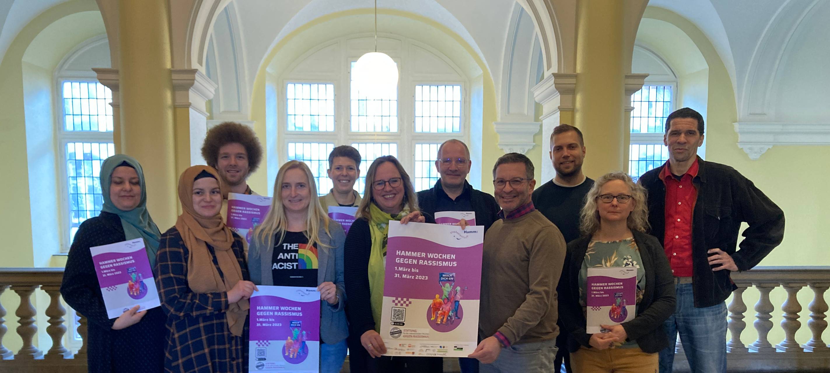 Hamm setzt Zeichen gegen Rassismus