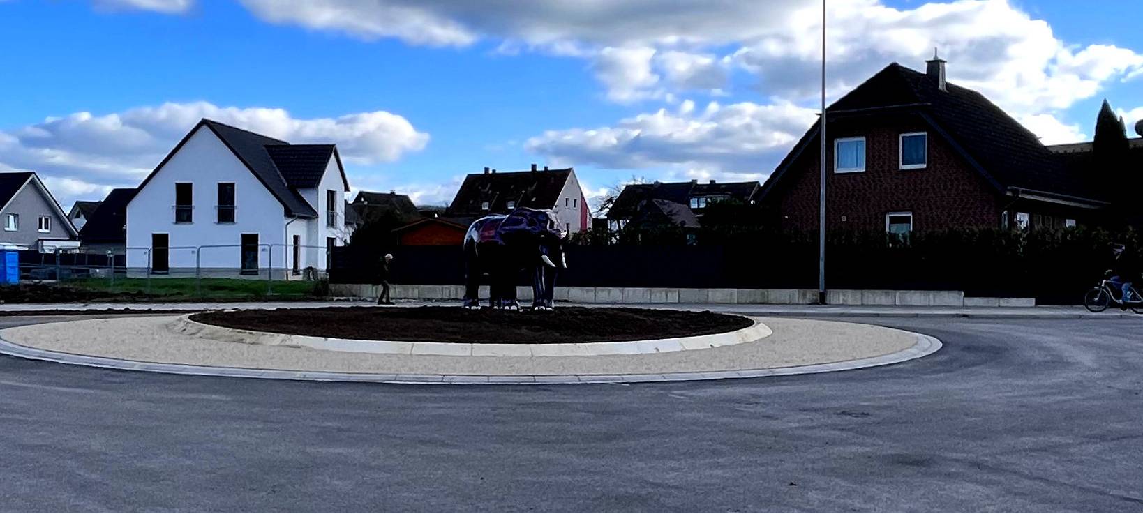 Kreisverkehr in Hamm-Lohauserholz endlich fertig