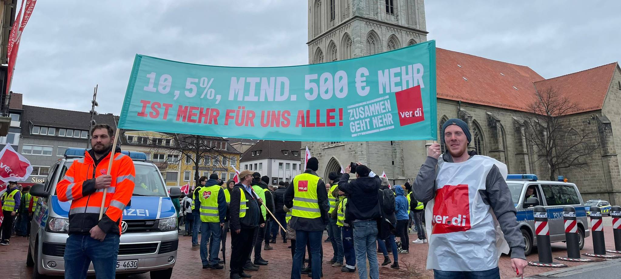 Streik: Mülltonnen und Busse in Hamm blieben stehen