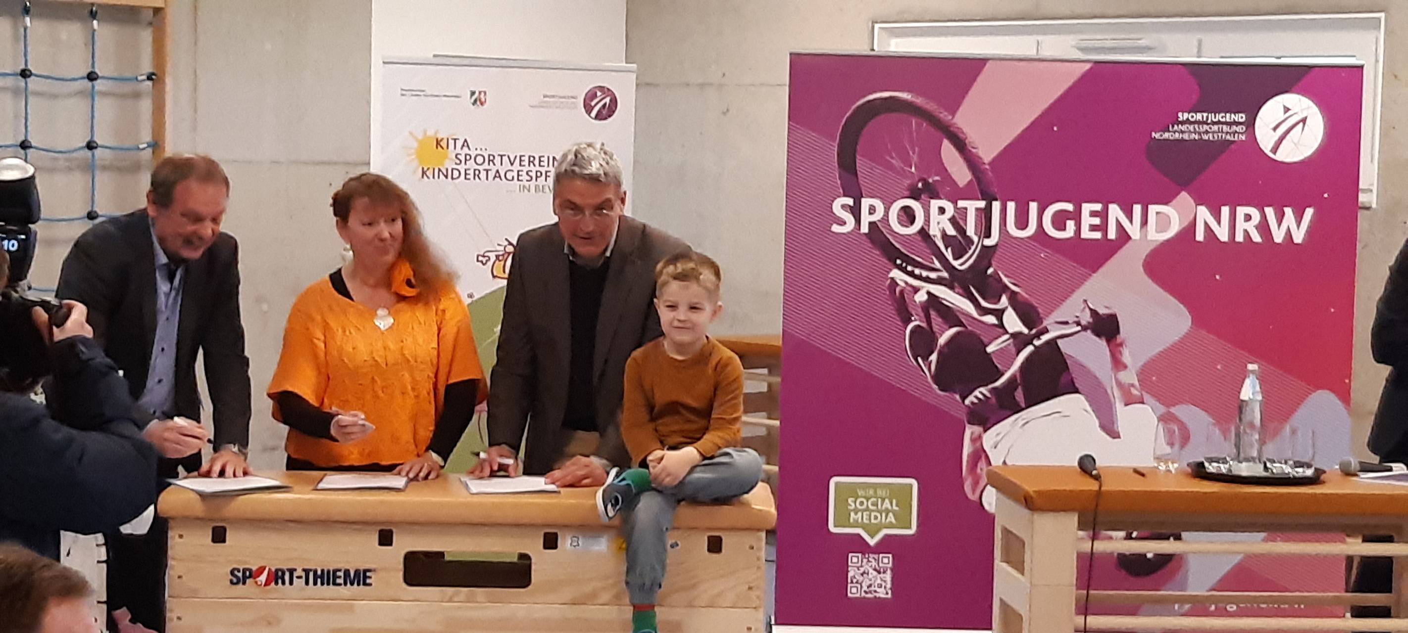 Hoher Besuch in Sportkita Rabatz am Berg in Hamm Rhynern