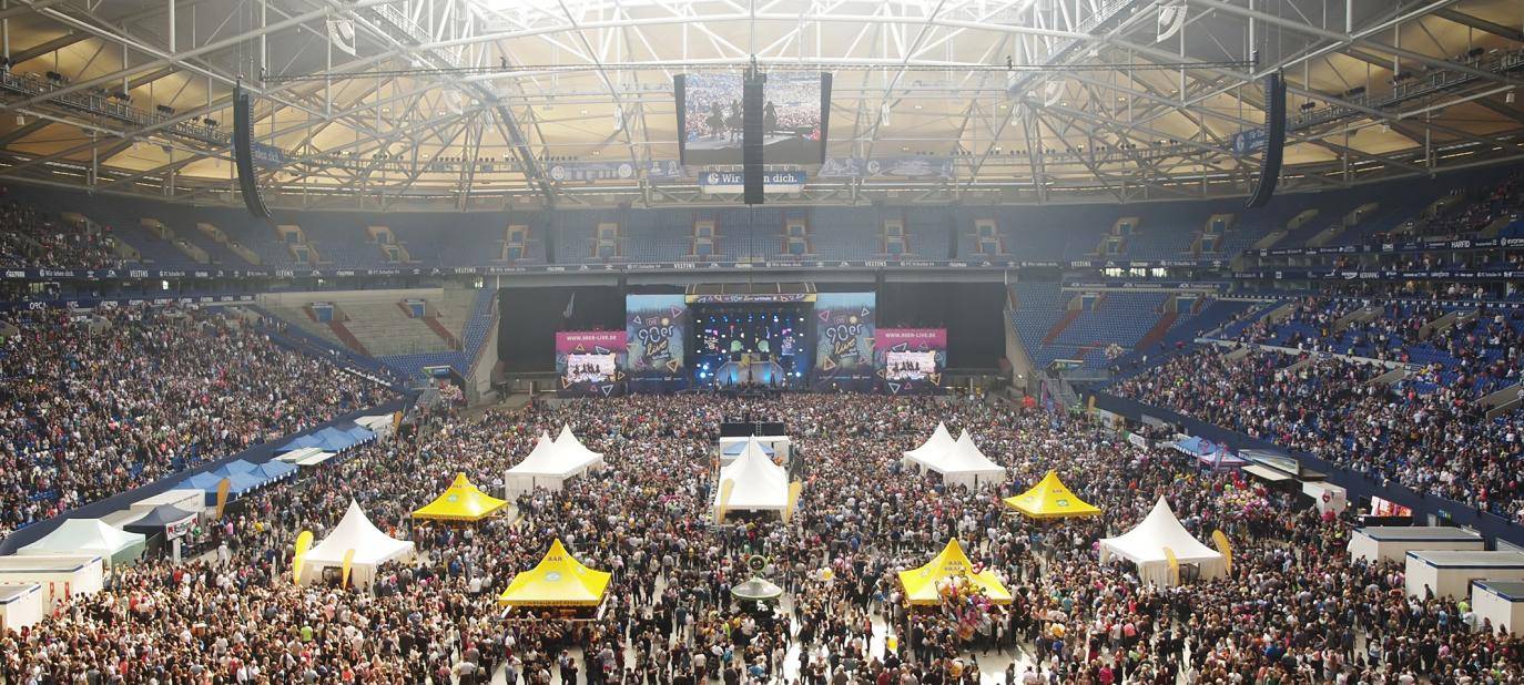 Die 90er Live Party in der Veltins Arena