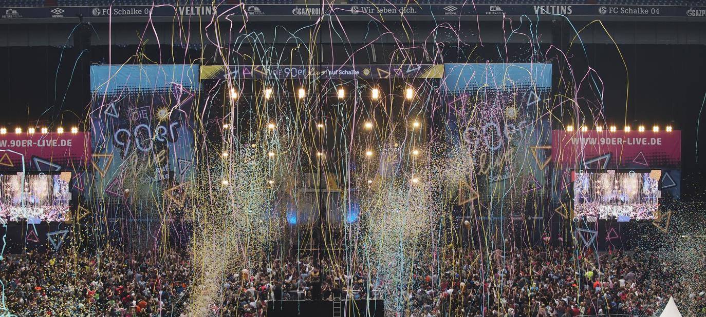 Die 90er Live Party in der Veltins Arena