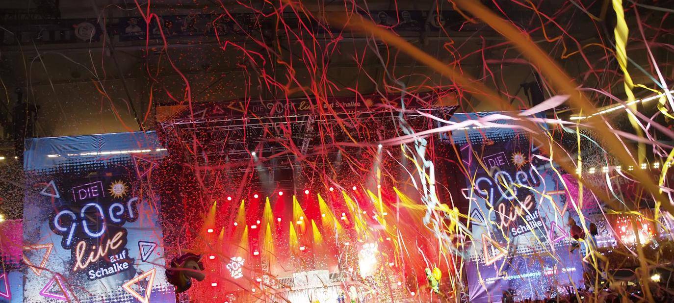 Die 90er Live Party in der Veltins Arena