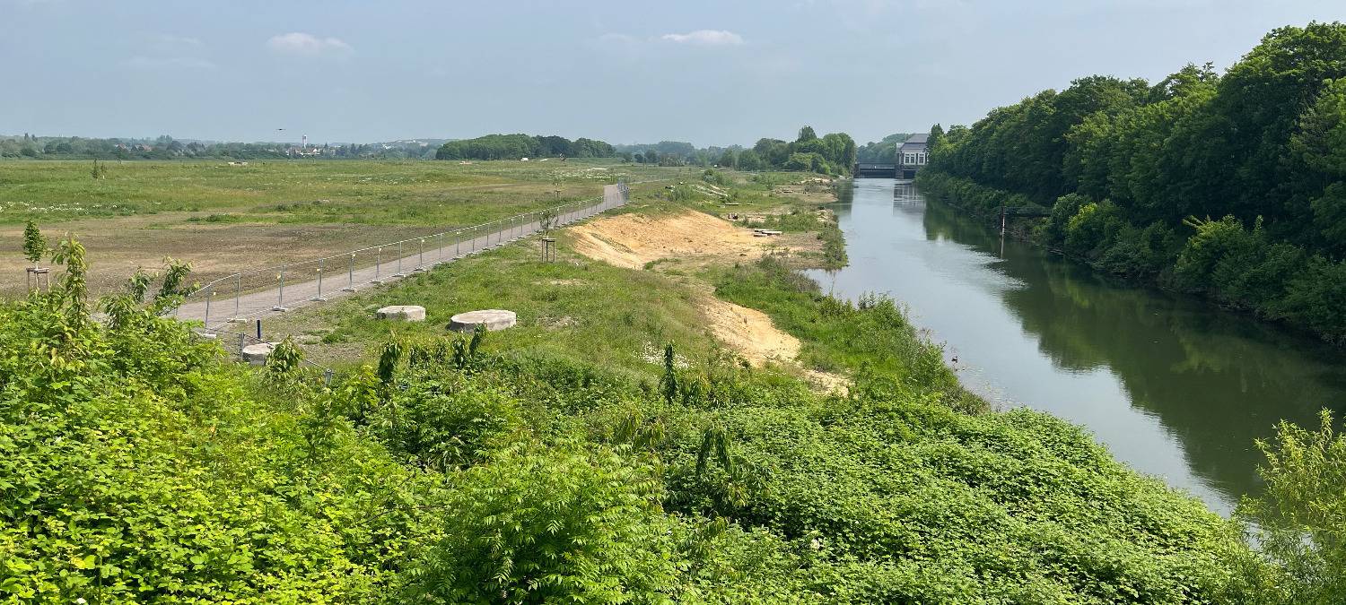 Erster Blick in den Erlebensraum Lippeaue in Hamm