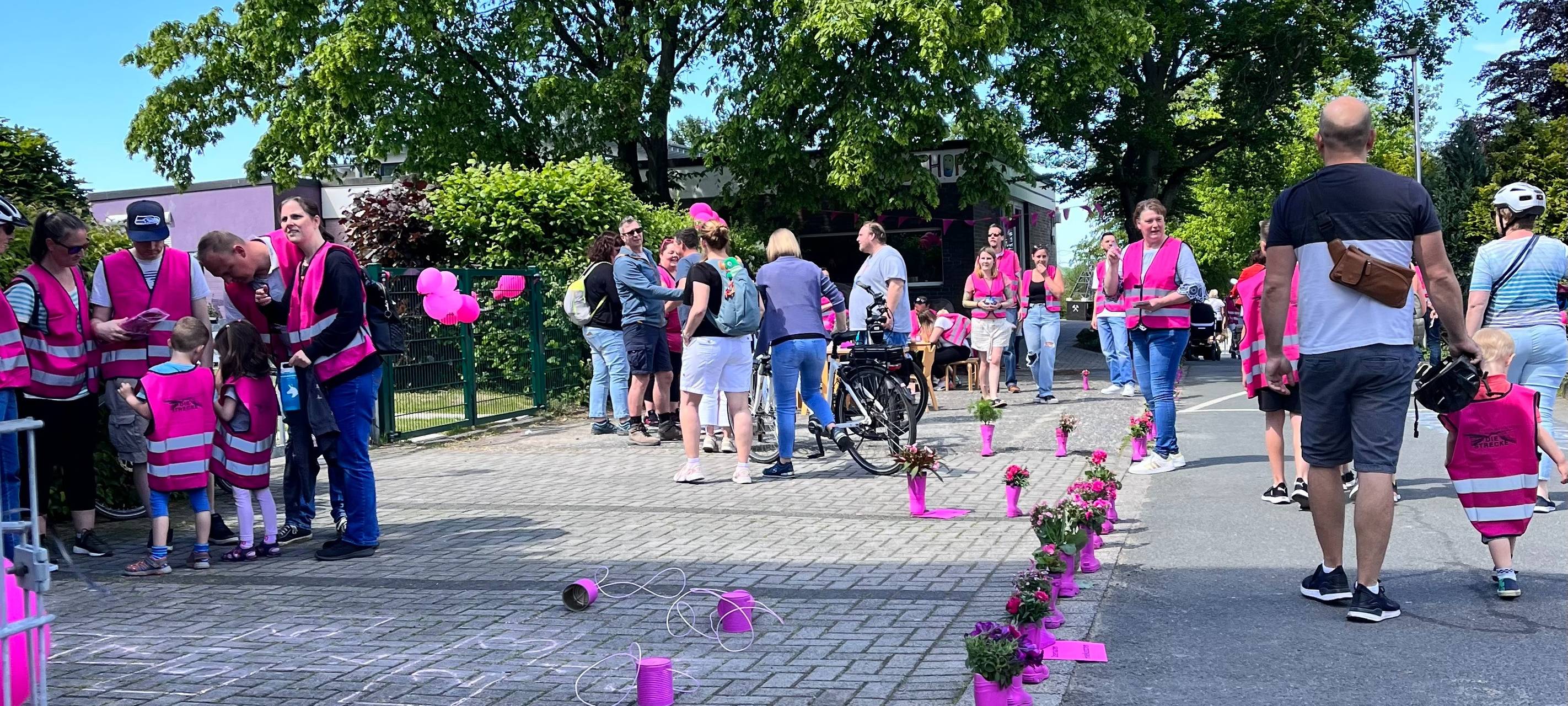 Kunstaktion "Die Strecke" begeistert in Hamm Bockum-Hövel