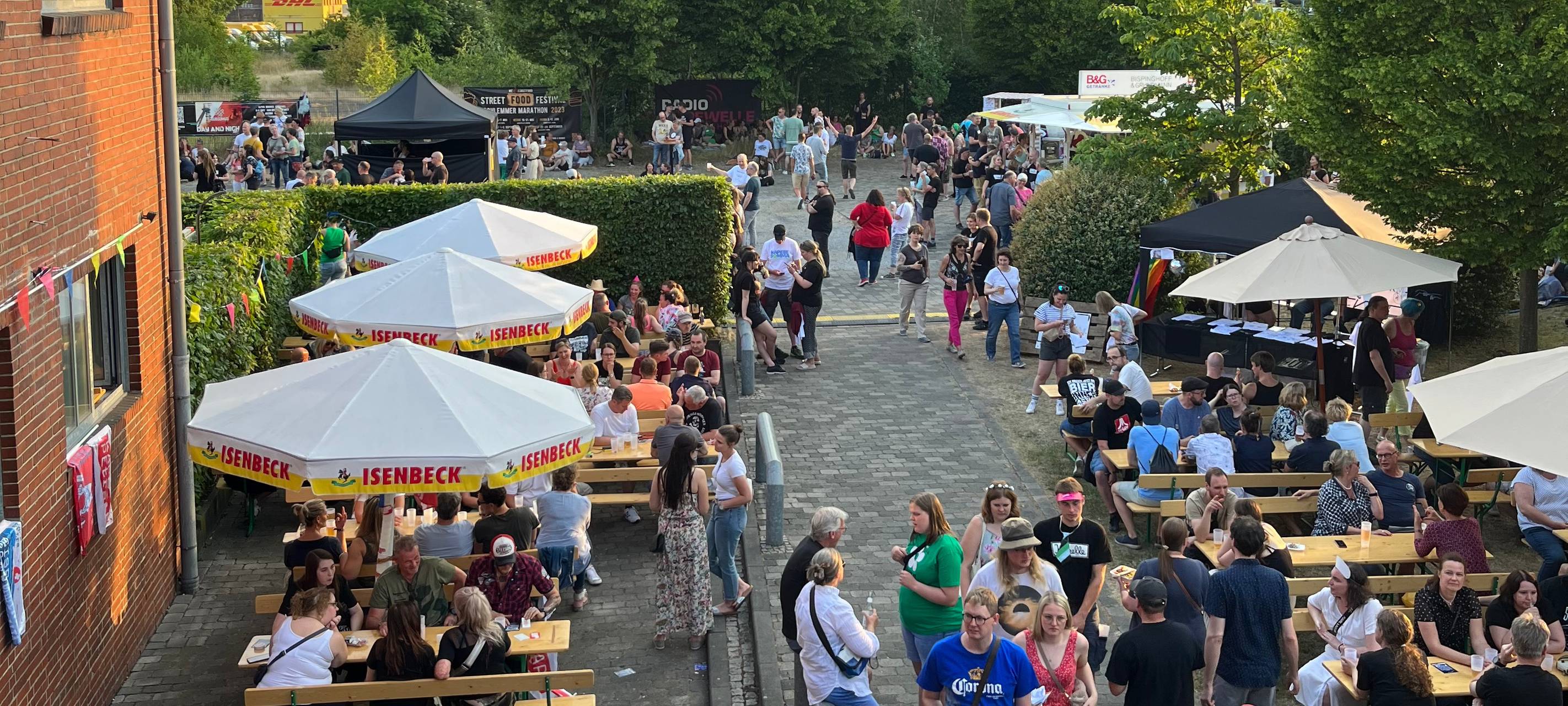 Rund 1.000 Fans beim Kapelle Somma auf Radbod in Hamm