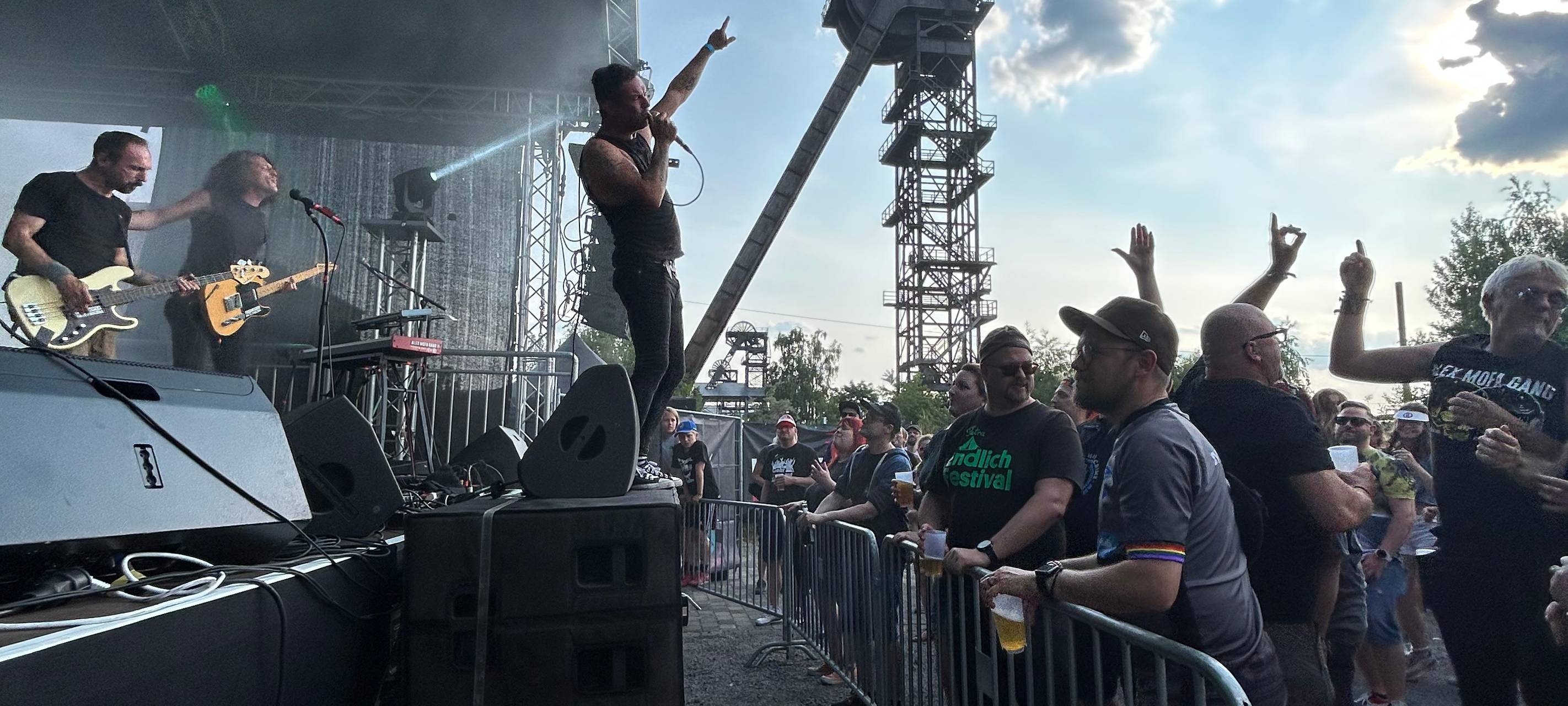 Rund 1.000 Fans beim Kapelle Somma auf Radbod in Hamm