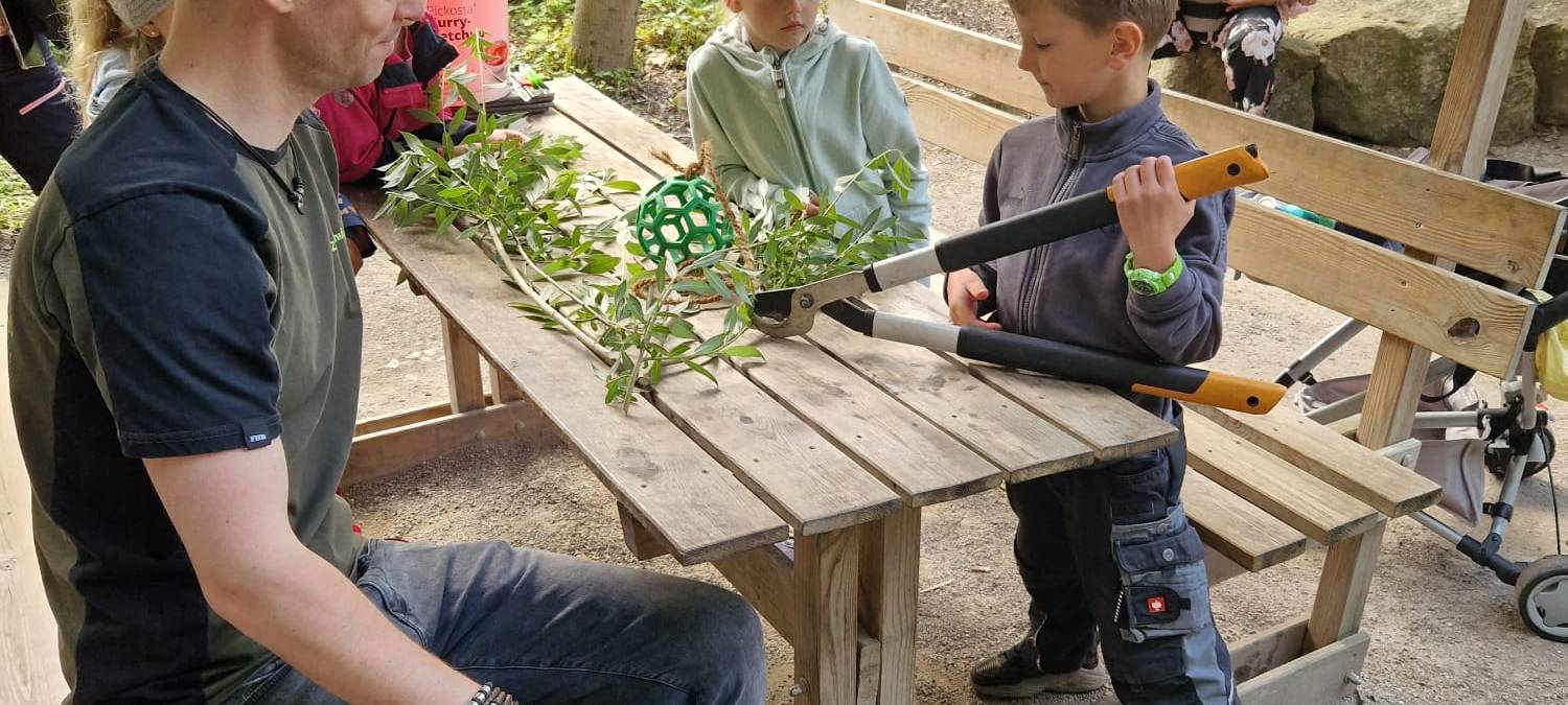 Mini-Tierpfleger im Tierpark Hamm