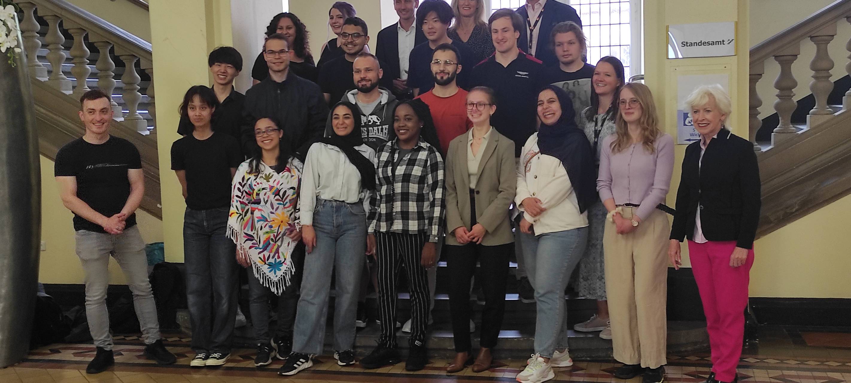 Studierende aus 11 Nationen in Hamm