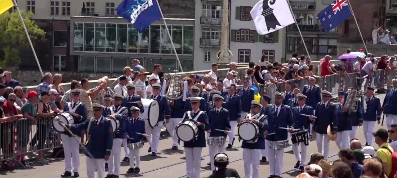 Spielmannszug aus Hamm bei Military Tattoo in Basel