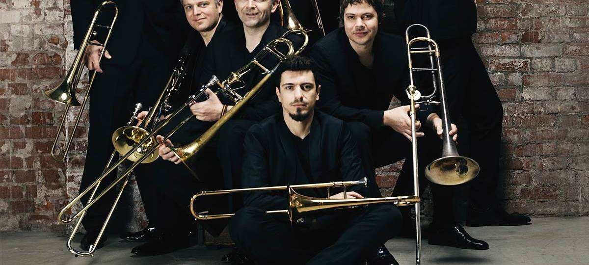 Die Trombone Unit Hannover, zu sehen beim Weihnachtskonzert im Maxipark