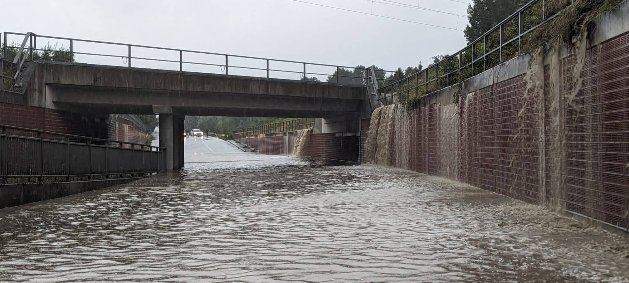 Unwetter in Hamm sorgt für überflutete Straßen