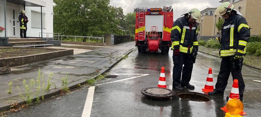 Unwetter in Hamm sorgt für überflutete Straßen