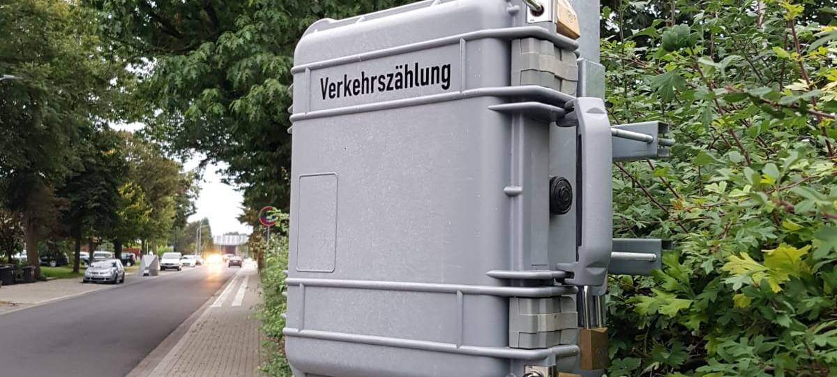 Hamm zählt Verkehr, ganz neu an einer Grundschule