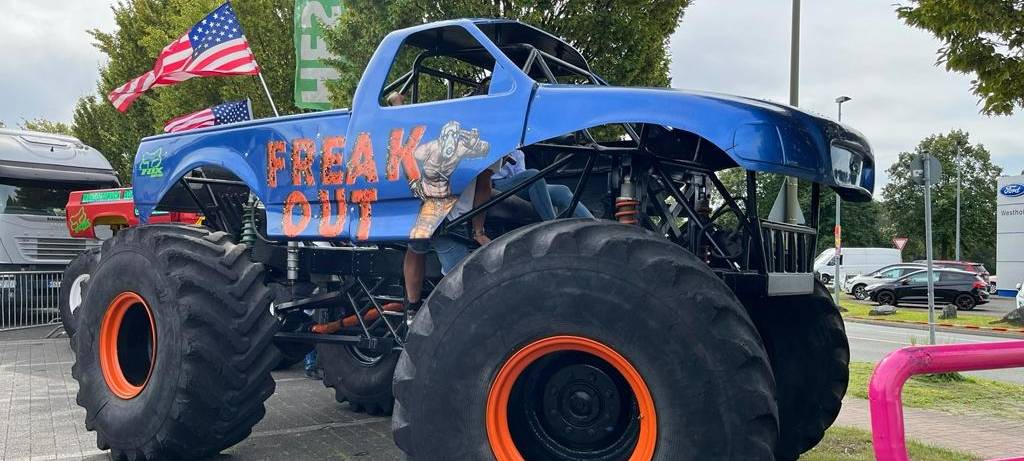 Backstage bei den Monstertrucks in Hamm