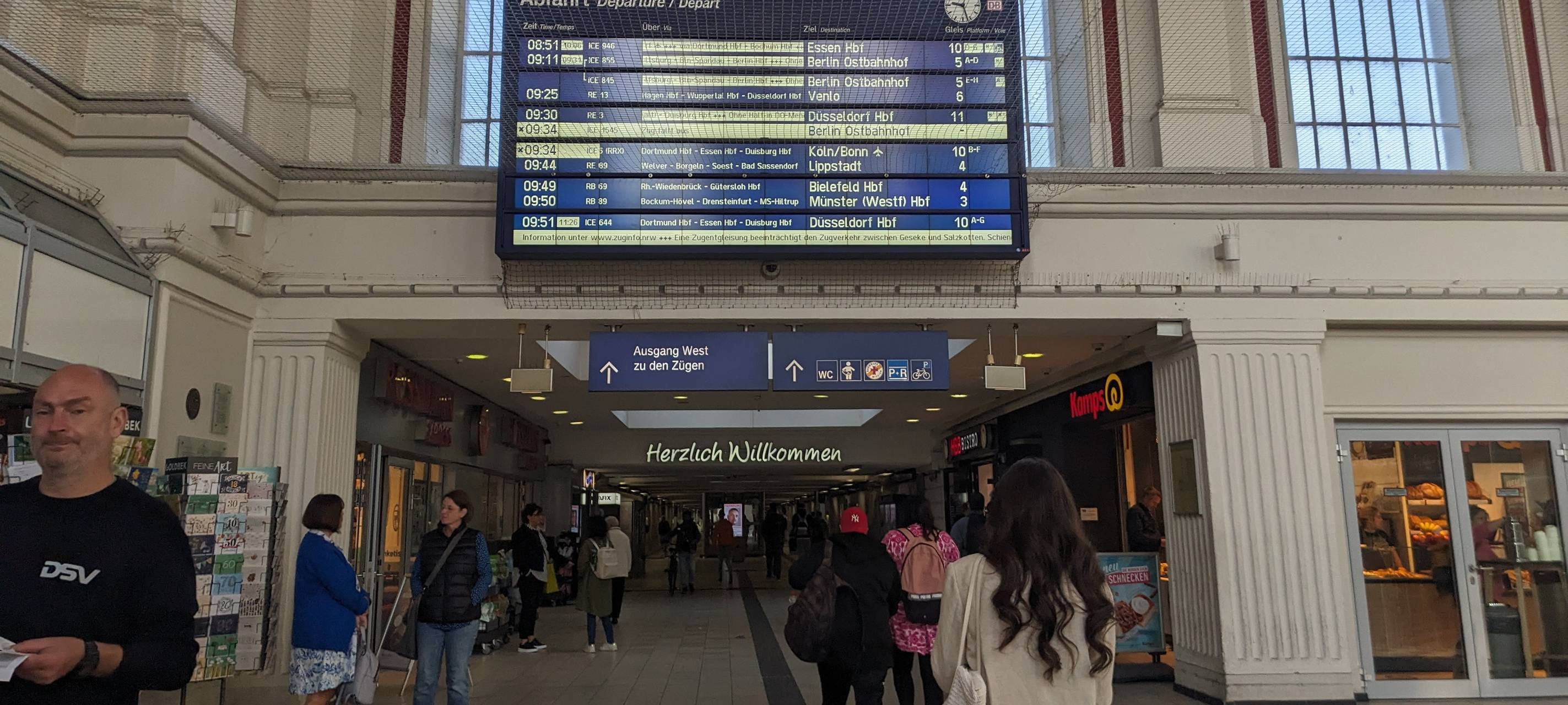 47-Jähriger am Hauptbahnhof Hamm festgenommen