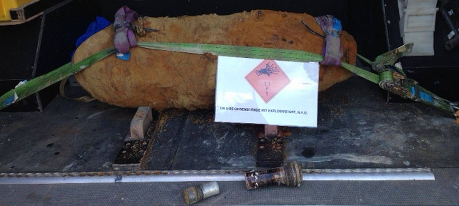 Bombenfund nahe Schule im Grünen Winkel