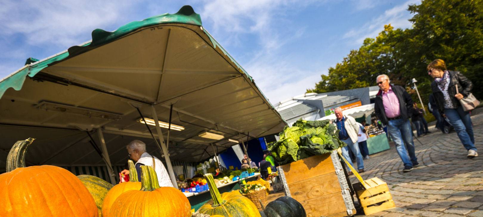 Auf dem Herbstmarkt im Maxipark in Hamm wird alles für die bunte Jahreszeit geboten.
