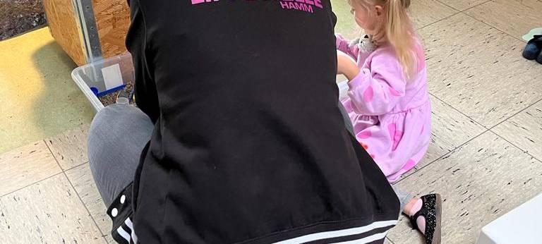 Die Lippewelle-Brötchenbringer sind bei der KiTa Uphof in Hamm