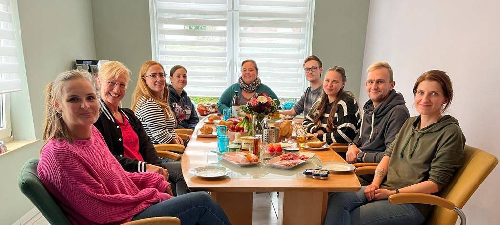 Die Lippewelle-Brötchenbringer sind bei der KiTa Uphof in Hamm