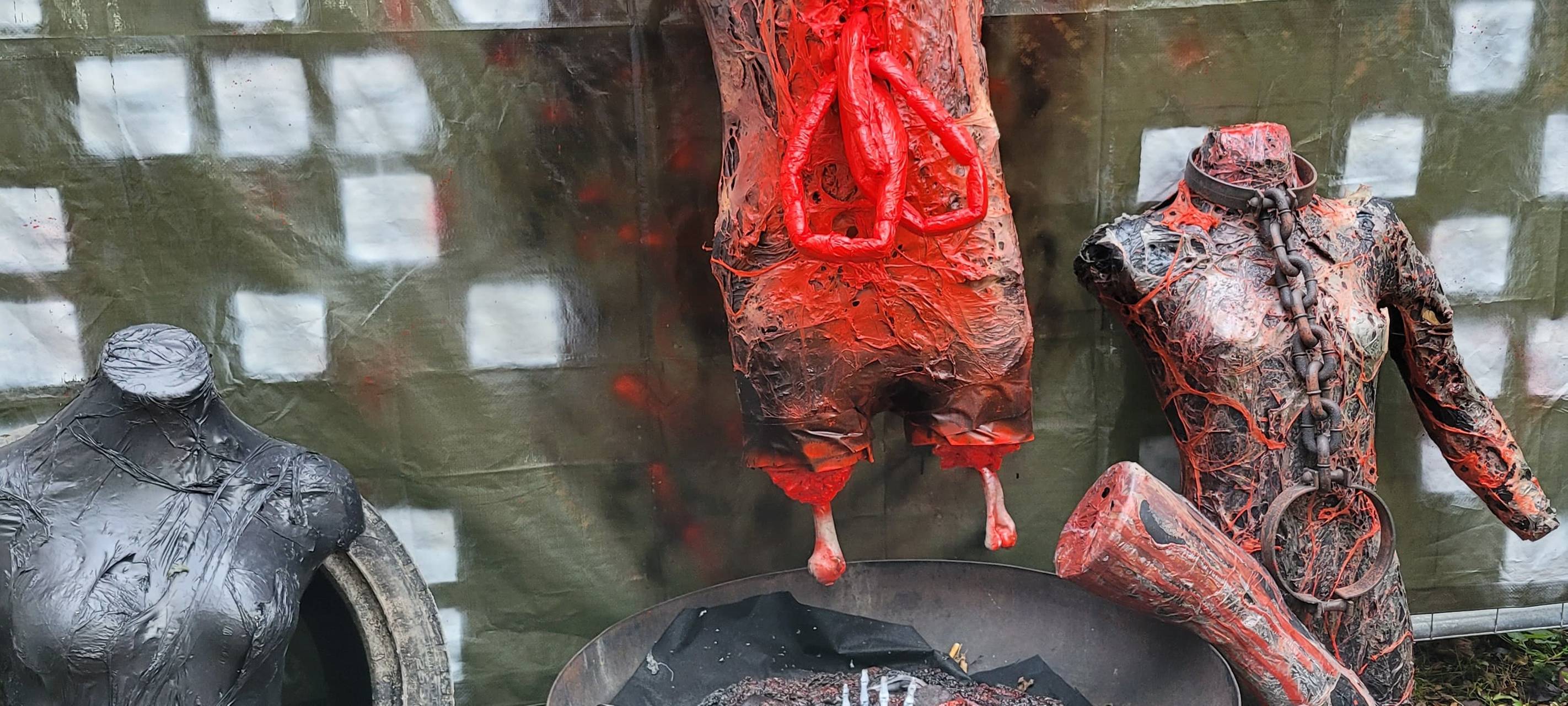 Das Halloween-Haus im Lohauserholz in Hamm lädt zum Gruseln ein