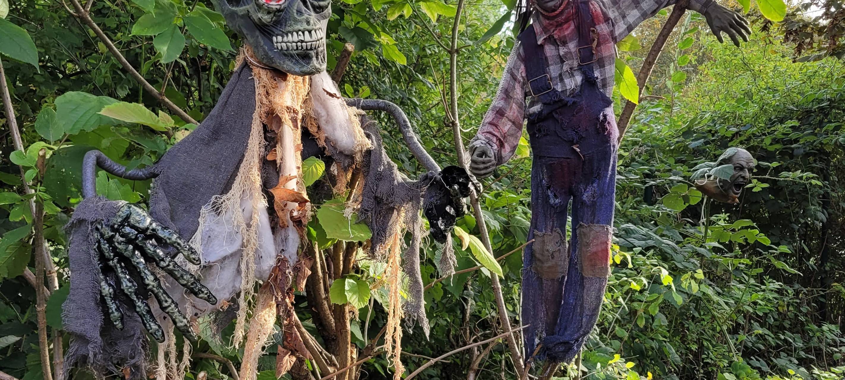 Das Halloween-Haus im Lohauserholz in Hamm lädt zum Gruseln ein