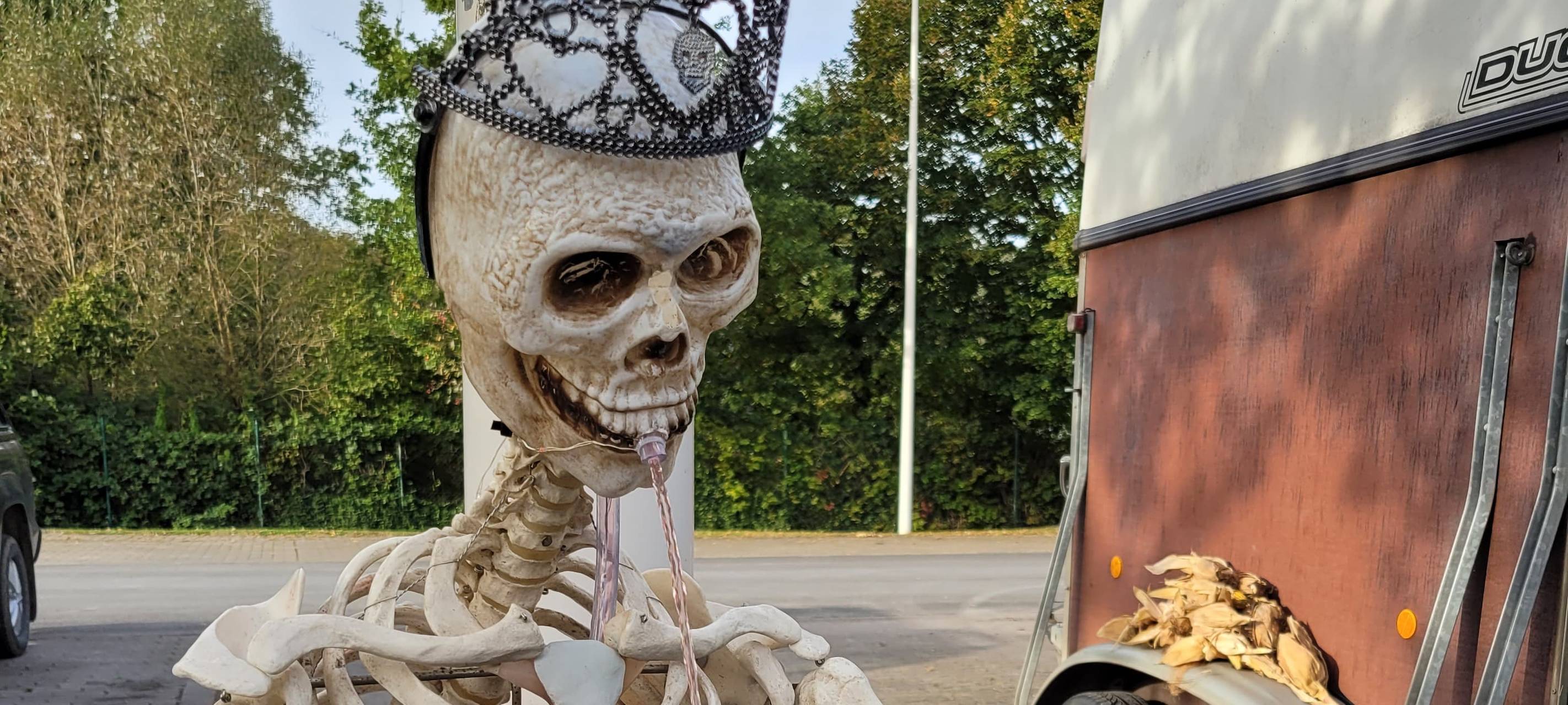 Das Halloween-Haus im Lohauserholz in Hamm lädt zum Gruseln ein