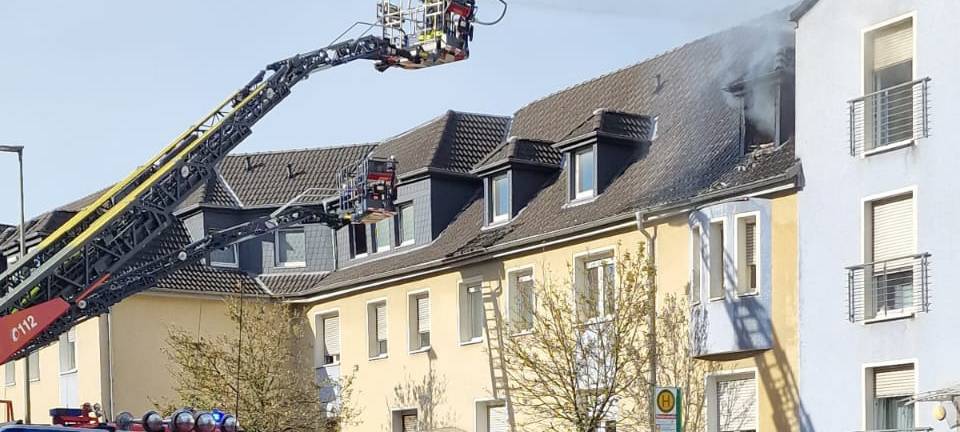 Brand am Bockumer Weg in Hamm