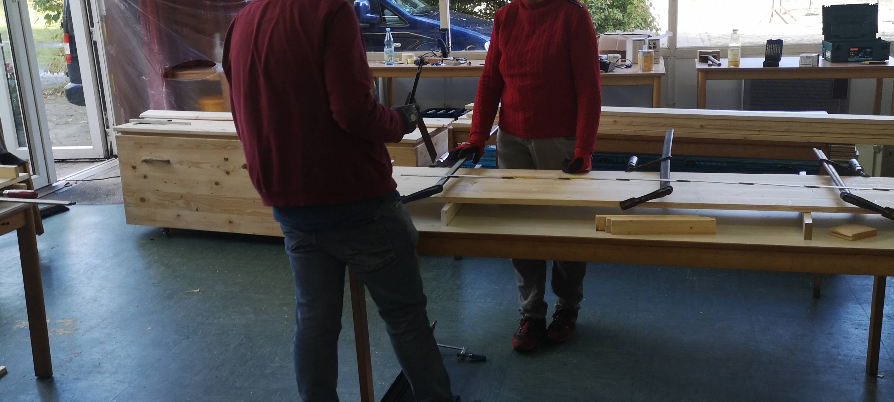 Sargbau-Workshop in Hamm