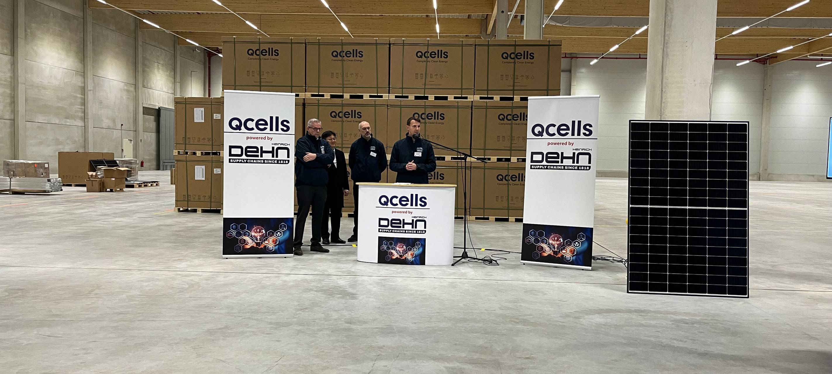 Koreanische Solar-Firma eröffnet Standort in Hamm