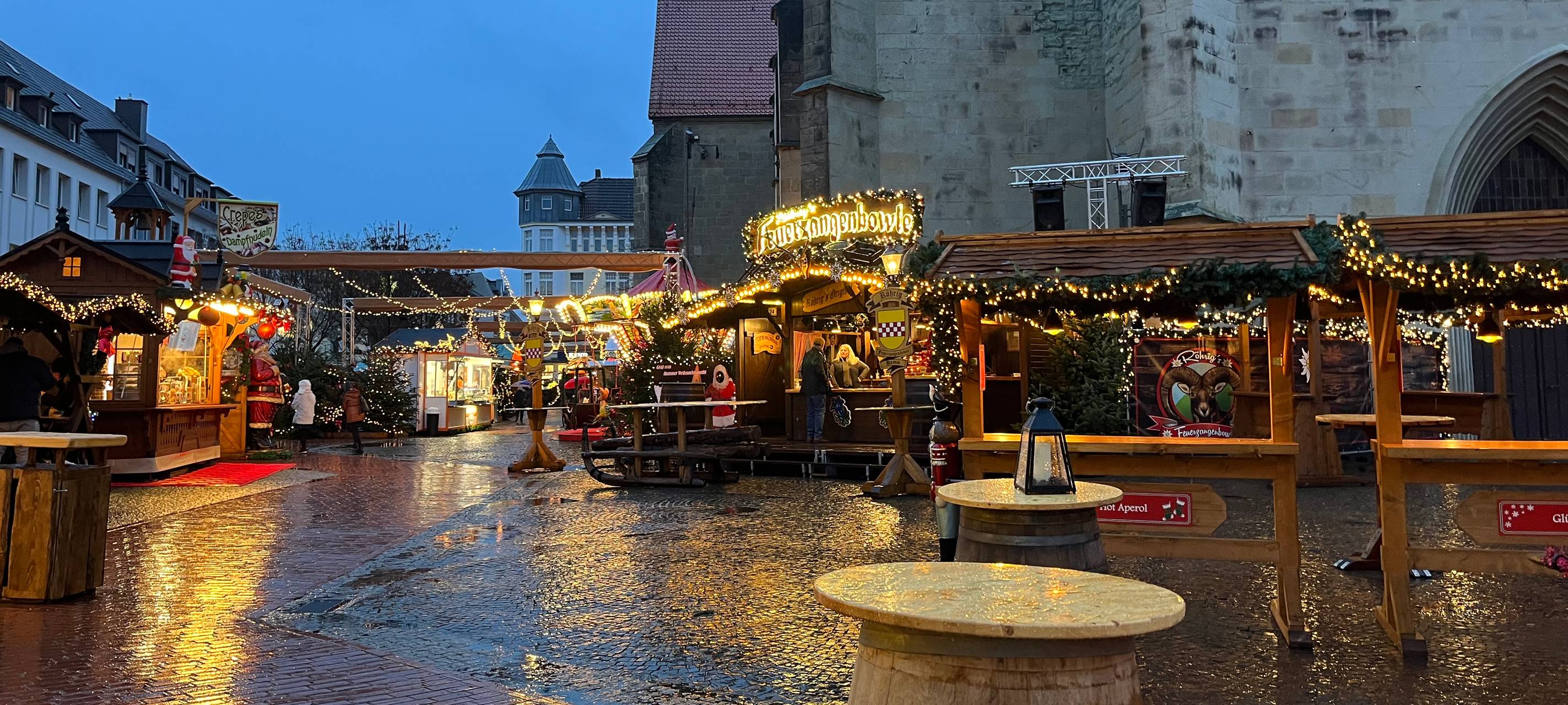 Weihnachtsmarkt Hamm an der Pauluskirche