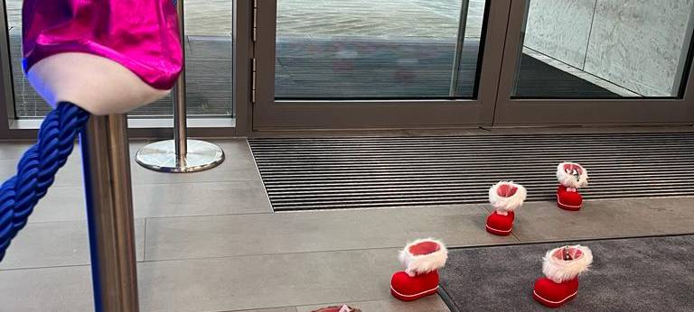 Der Nikolaus war in der Lippewelle-Hamm-Redaktion!