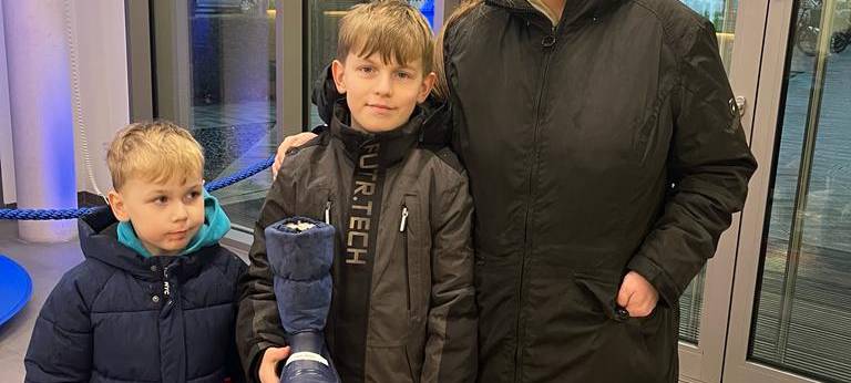 Der Nikolaus war in der Lippewelle-Hamm-Redaktion!