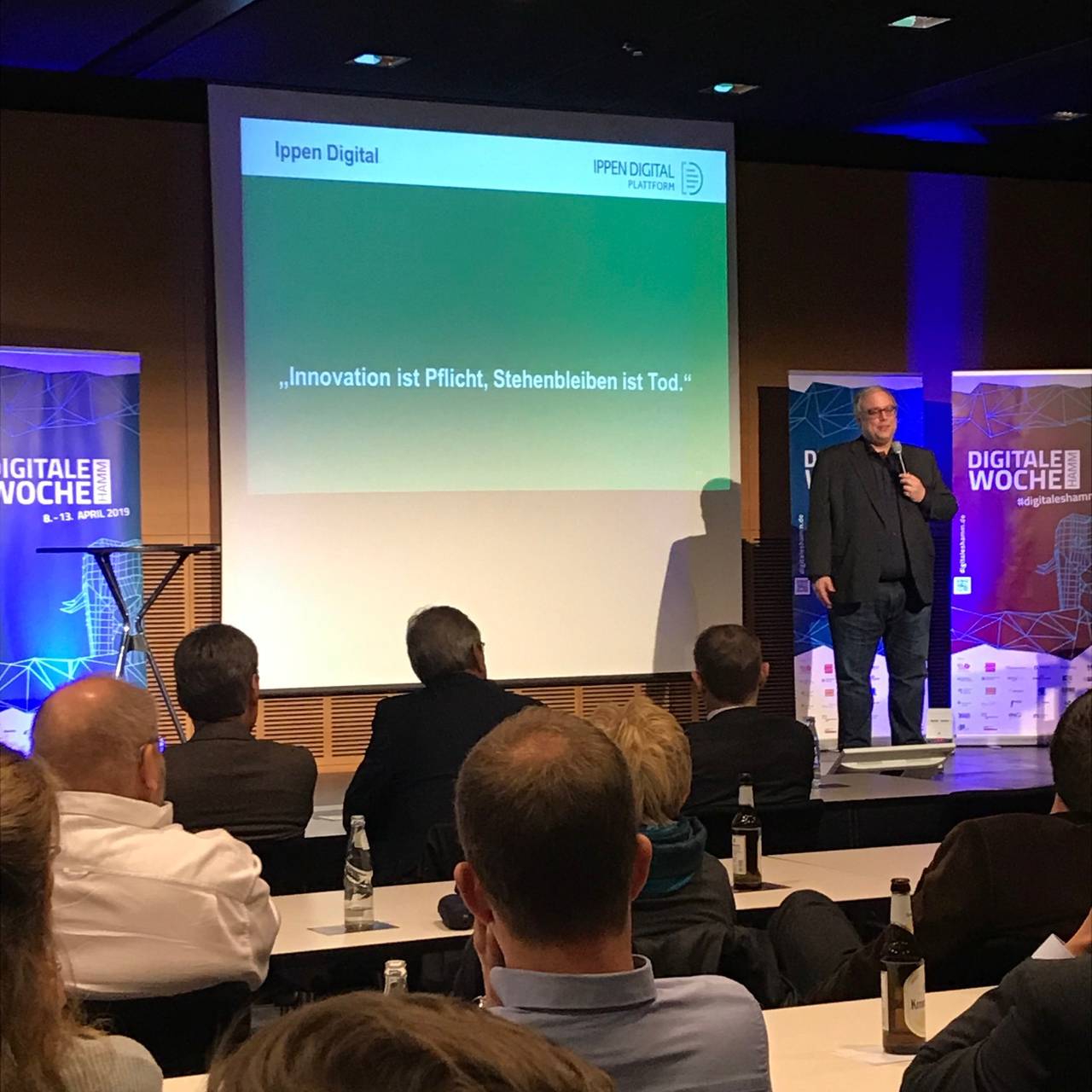 Jan Ippen bei der digitalen Woche