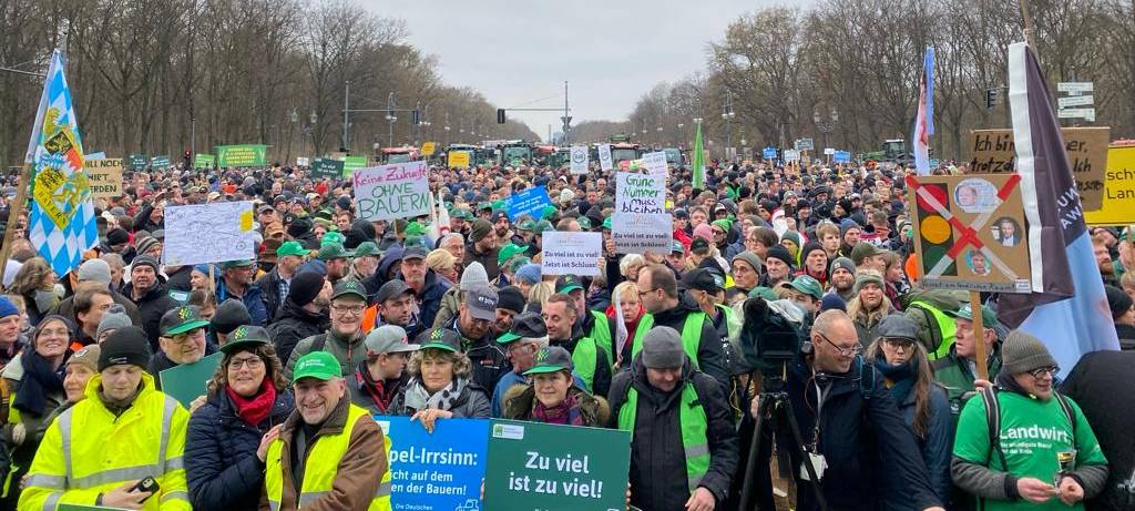 Landwirte aus Hamm gehen auf die Barrikaden