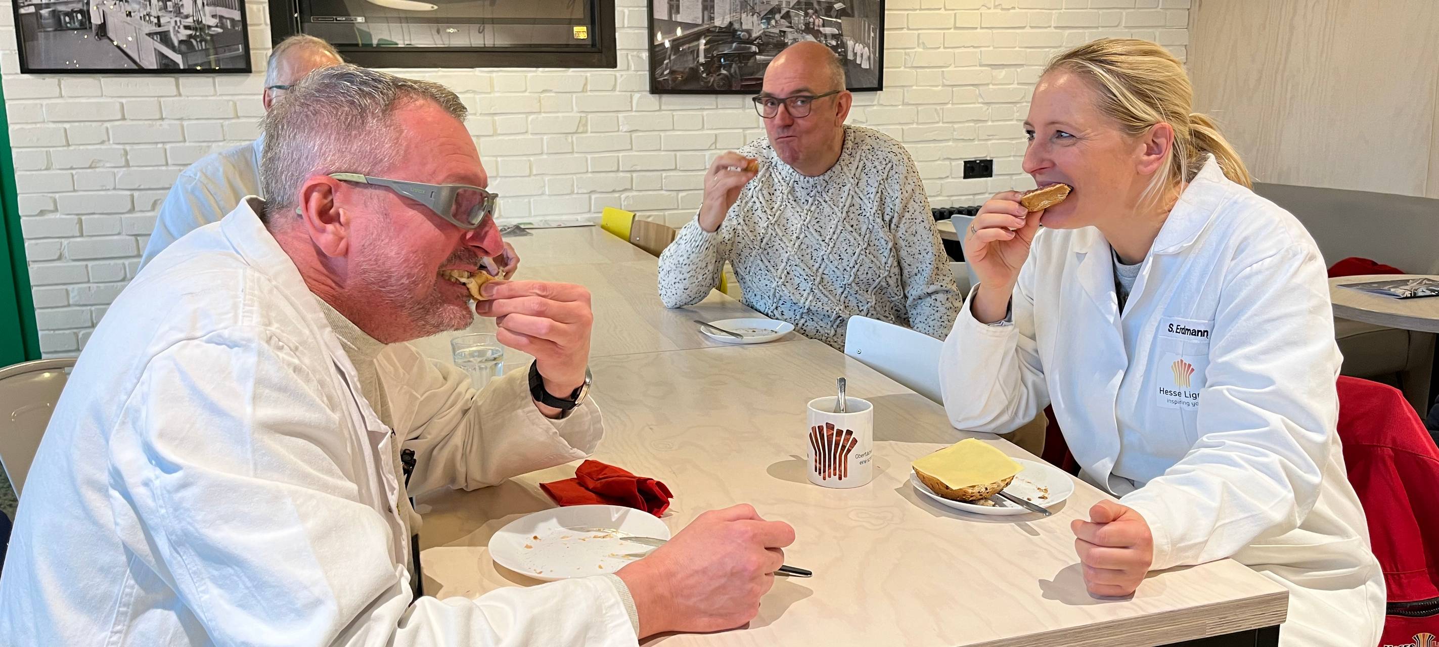 Lippewelle-Brötchenbringer zu Gast bei Hesse Lignal in Hamm