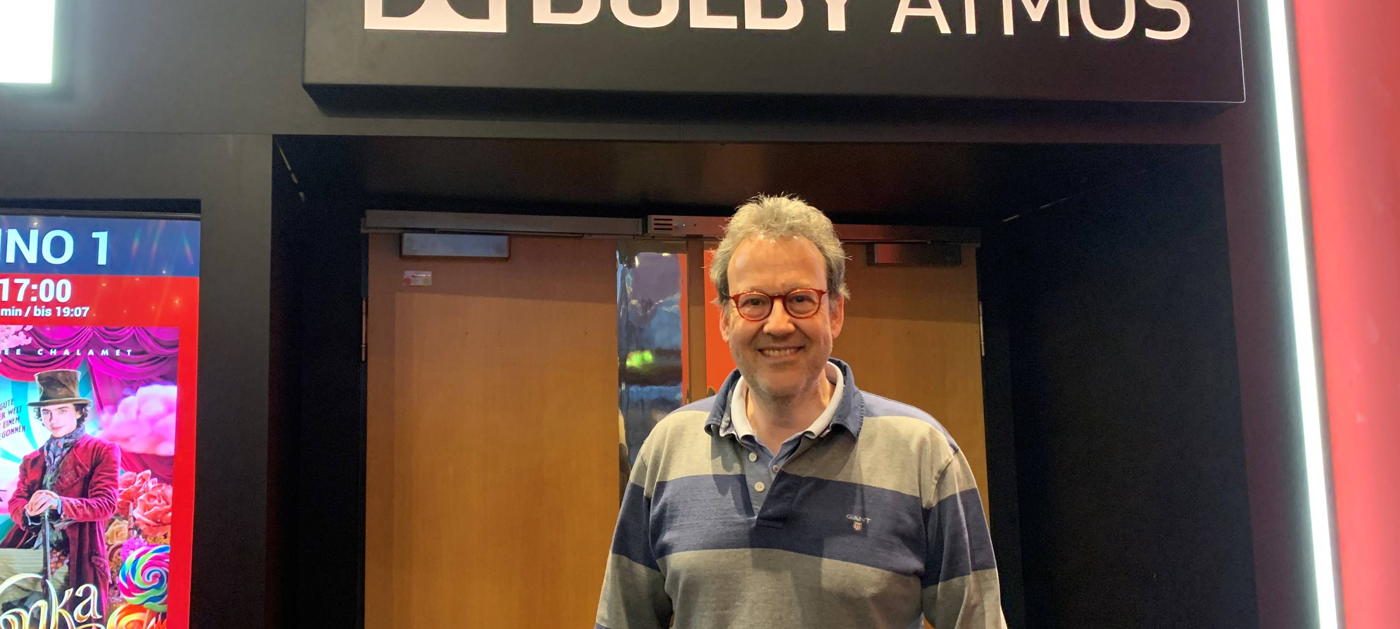 Theaterleiter Carsten Dunke vor einem seiner modernsten Kinosäle im Cineplex Hamm.