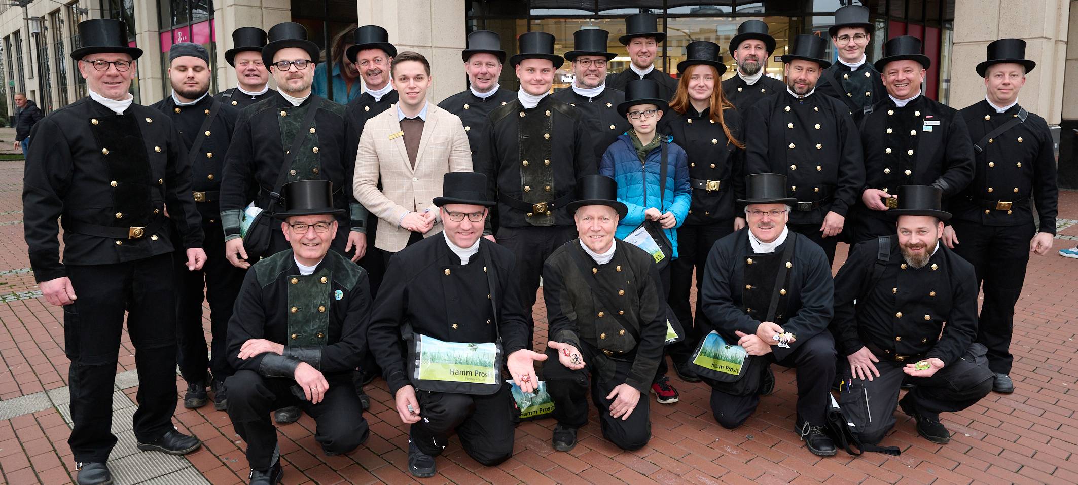 Schornsteinfeger zogen an Dreikönig durch die Hammer Innenstadt